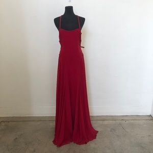 Racerback Floor Length Dress